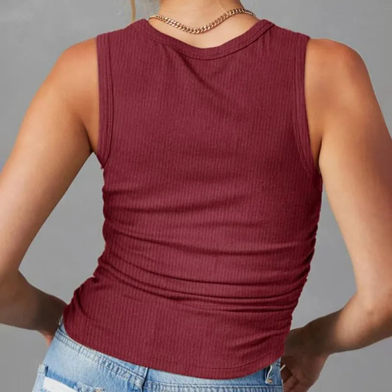 Basic Mouwloos Shirt